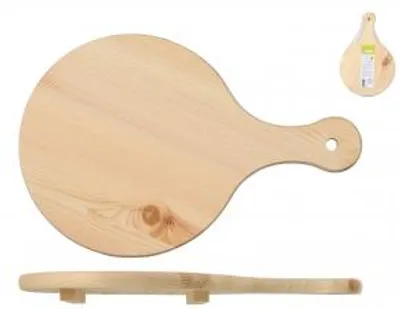 Immagine prodotto di Tagliere Polenta Legno Di Abete Manico Cm30 Spessore Cm1,6