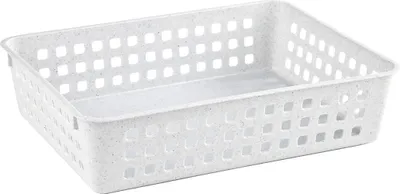 Produktbild von Weißer Stapelkorb A5 EUROHOME®