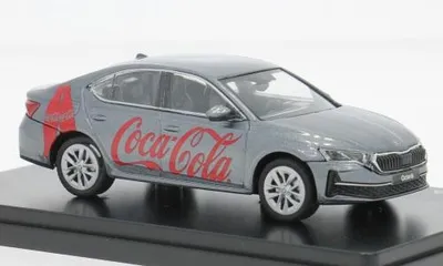 Produktbild von Abrex ABR143FA-048F03 - 1/43 Skoda Octavia IV FL, grau, 2024, Coca Cola - Neu