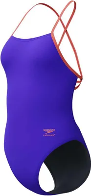 Obrázek produktu pro Plavky Speedo Fl Solid Tie Back, modré, fialové, velikost UK 32, dámské, modré, fialové, velikost UK 32