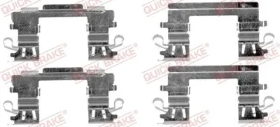 Produktbild von QUICK BRAKE 109-1757 Zubehörsatz Scheibenbremsbelag Vorne für TOYOTA PREVIA (MCR3, ACR3, CLR3)