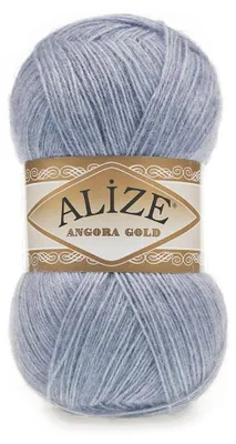 Produktbild von Alize Angora Gold 221 Denim Mélange – weiches Mischgarn 100g/550m
