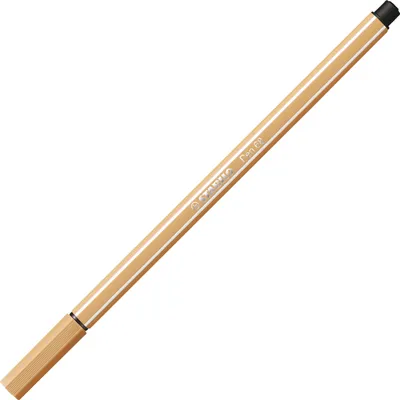 Produktbild von Premium-Filzstift - STABILO Pen 68 - Einzelstift - ocker hell