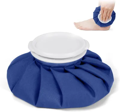 Imagen del producto de Bolsa de hielo reutilizable, sin fugas, transpirable, de 15 cm, para terapia del dolor