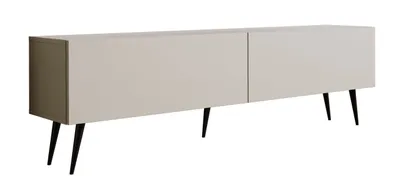 Obrázok produktu pre TV skrinka : kašmír, čierne nohy, 170 x 52 x 32 cm