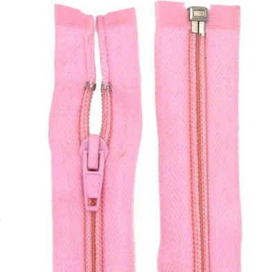 Produktbild von Reißverschluss Nylon 6mm teilbar 45 cm Hellpink