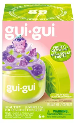 Zdjęcie produktu dla GUI GUI Słoiczki Seria 2, zestaw kreatywny Slime Gui Gui Fruity Glow