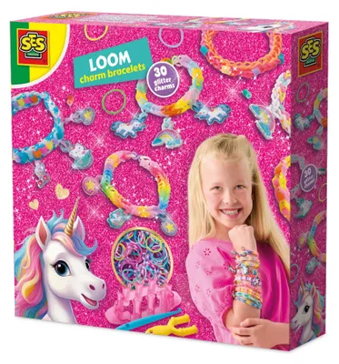 Image de Kit de bracelets à breloques Ses Unicorn Loom - Créer des bijoux créatifs
