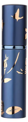 Produktbild von 1 Stück 10 ml tragbare Parfümflasche (Blau), leere Kosmetik-Sprühflasche aus Aluminium mit Zerstäuber