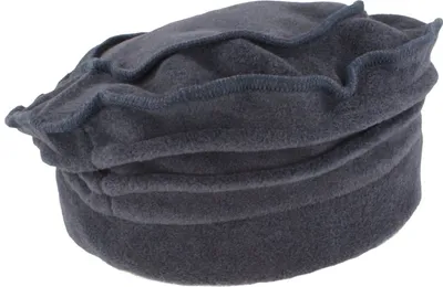 MtM warme & weiche Fleece Winter-Baskenmütze mit Biesen in blau