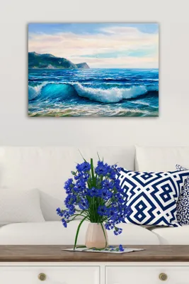 Immagine prodotto di Wallity, 1007211319- TCR1602, Colorato, Quadri in tela, 50 x 70 cm, 100% tela