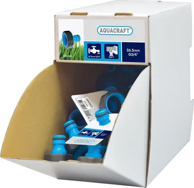 Imagen del producto de Adaptador AQUACRAFT® 552165, SoftTouch, con conexión de 3/4 de pulgada para manguera de jardín
