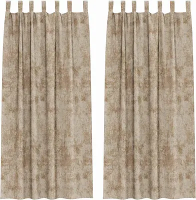 Obrázok produktu pre vidaXL Zamatové závesy so záclonami 2 ks Champagne 260 x 140 cm Zamat