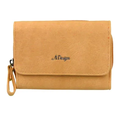 Produktbild von Geldbörse Damen Portemonnaie Portmonee Geldtasche Organizer Vegan Gelb