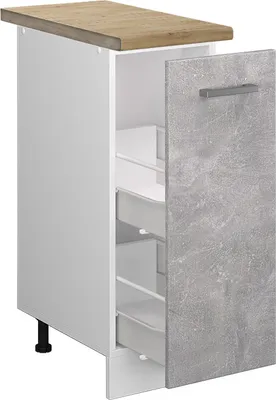 Image de Meuble de cuisine Vicco R-Line Béton 30cm , PT Chêne, Model 46808