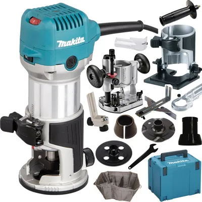 Produktbild von Makita RT0702CX2J - Renovierungsfräse - 710 W