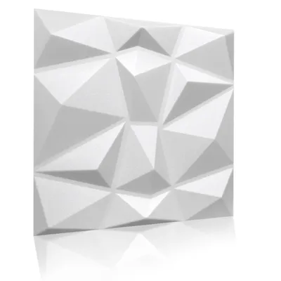 Produktbild von 3D Paneele, 3D Wandpaneele, 12 Stück Deckenpaneele, Styropor Verkleidung für Wand & Decke, Nicht Verformbar, Wasserfest, Hitzebeständig, 50x50 cm