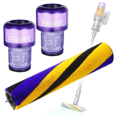 Bürstenwalze für Dyson V12 Detect Slim + 2 HEPA-Filter