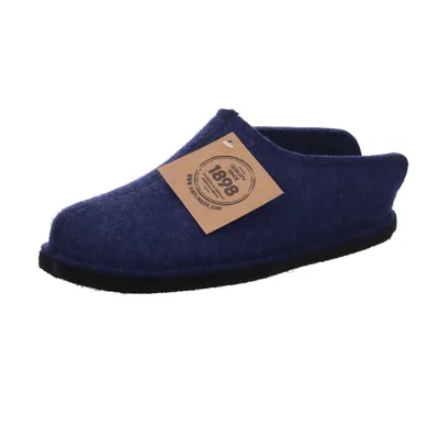 Obrázok produktu pre Haflinger dámske pánske papuče z vlnenej plsti Flair Smily 311013, veľkosť:40 EU, farba:Blue