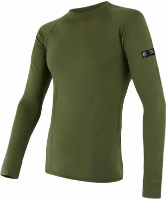 Produktbild von T-Shirt „Sensor Merino Active“ – Herren lang Safari größe S 17200019-00
