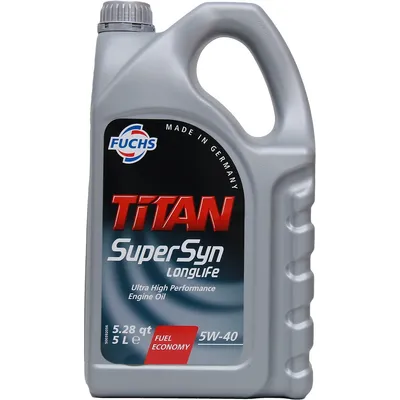 Produktbild von 4 Liter FUCHS 5W-40 TITAN Supersyn LONGLIFE MB 229.5 & MB 226.5 & Porsche A40 &