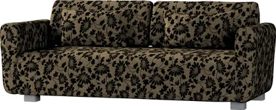 Produktbild von Dekoria Bezug für Mysinge 2-Sitzer Sofa, beige-schwarz, Sofabezug Mysinge 2-Sitzer