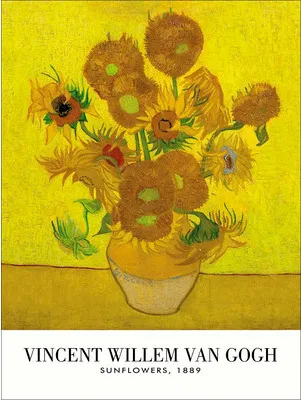 Produktbild von Leinwandbild Van Gogh Sonnenblumen 57x77 cm