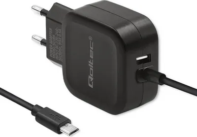 Image de Qoltec 50189 chargeur pour appareils mobiles Noir Intérieur