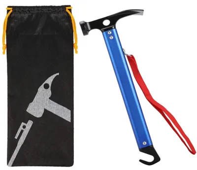 Imagen del producto de Campinghamer: Clavo para tienda de aluminio, 30 cm, ideal para camping y actividades al aire libre
