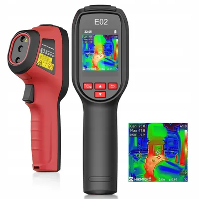 Zdjęcie produktu dla Przenośna ręczna kamera termowizyjna HIKMICRO E02 rozdzielczość 96x96 20 Hz