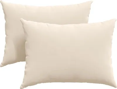 Immagine prodotto di vidaXL Cuscini per divano, 2 pezzi, beige, 70 x 50 cm, tessuto