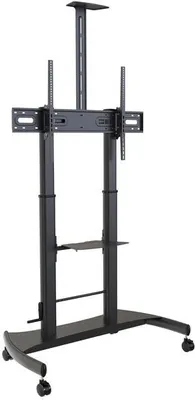Produktbild von HELGI HLG604742B Flachbildschirm-Tischhalterung 2,54 m (100") Schwarz Flur
