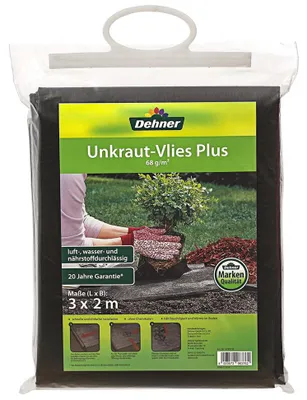 Obrázok produktu pre Dehner, mulčovacia textília na ochranu proti burine, cca 3 x 2 m, čierna