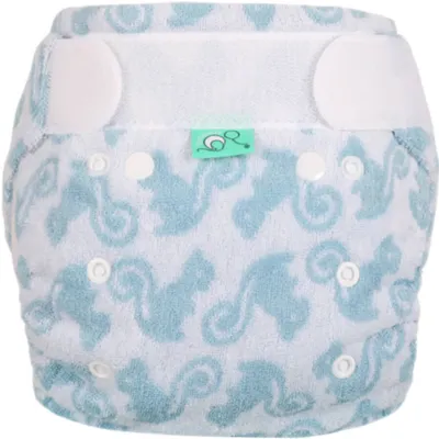 Produktbild von Totsbots Bamboozle Höschenwindel Gr. 1 (2-10 kg) Squiddles blau