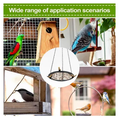 Produktbild von Vogelbad - Schale für Vögel im Freien - Metall Wasserschale und Vogeltränke, wetterfeste Gartendekoration für Terrasse, Garten und Balkon
