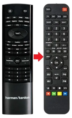 Produktbild von Ersatz Fernbedienung für Harman Kardon MAS101 | MAS102 | MAS111 | SAS100