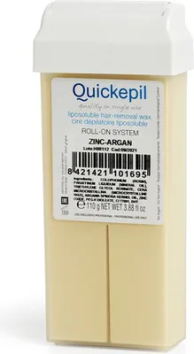 Produktbild von Quickepil Enthaarungswachs Rolle Zink-Argan 110 g