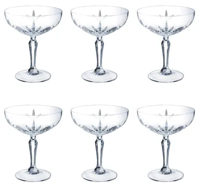 Produktbild von Bormioli Rocco Broadway, Champagnerglas, 250 ml, Glas, Transparent, 138 mm, 6 Stück(e)