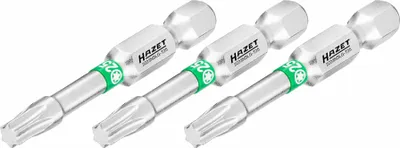 Produktbild von Hazet Bit 1/4 (6,3 mm) Sechskant massiv, Innen TX Profil, 3-tlg., SW T25