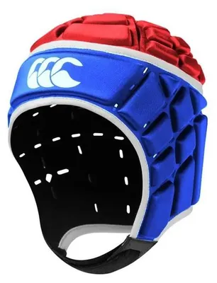 Zdjęcie produktu dla Canterbury Raze France 2023 - ochraniacz na głowę do rugby dla dorosłych, czerwony, rozmiar M