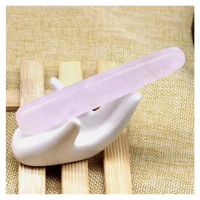 Produktbild von Jade Massage Stab für Triggerpunkt- und Guasha-Massage (Rosa)