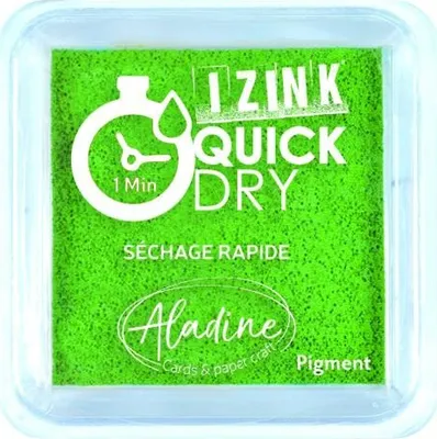 Obrázek produktu pro Razítkovací polštářek IZINK Quick Dry rychleschnoucí - zelený