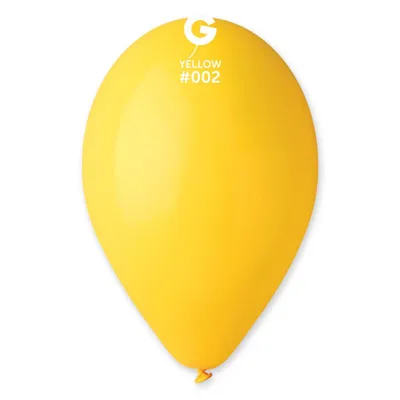 Zdjęcie produktu dla Balony pastelowe Żółte, G90, 25 cm, 100 szt.