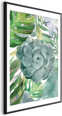 Produktbild von Posterpapier Poster - Tropical Flora 21x30 cm Blätter b-A-0591-ao-a