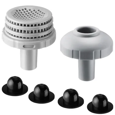 Image de Kit de raccordement pour piscine, diamètre 32 mm, avec filetage intérieur, pour filtre à sable et pompe
