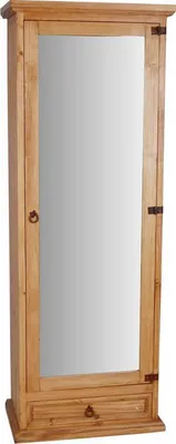 Produktbild von MiaMöbel Schuhschrank Mexico Möbel 70x190x41 cm Landhausstil Massivholz Pinie Honig
