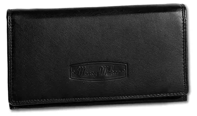 Obrázok produktu pre Money Maker RFID Blocker dámska peňaženka z pravej kože pre čašníkov čierna 17x4x10cm D2OPJ703S