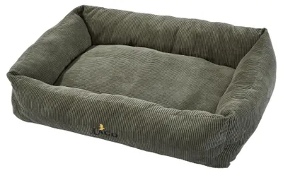 Produktbild von Hundebett Größe L, oliv, für große Hunde, 80 cm lang, 55 cm breit, 23 cm hoch