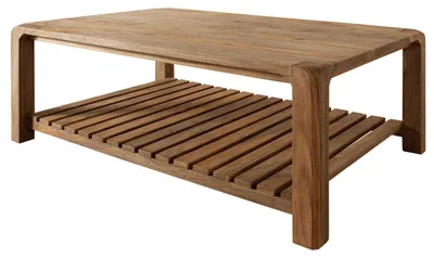 Produktbild von MASSIVMOEBEL24.DE Couchtisch Sheesham 120x80x45 braun geölt BUENO #1001