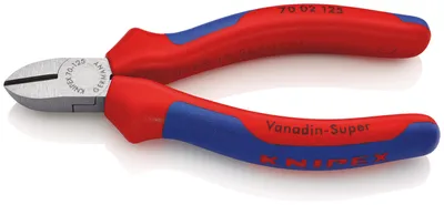 Immagine prodotto di Knipex 70 02 125 Werkstatt Seitenschneider mit Facette 125 mm